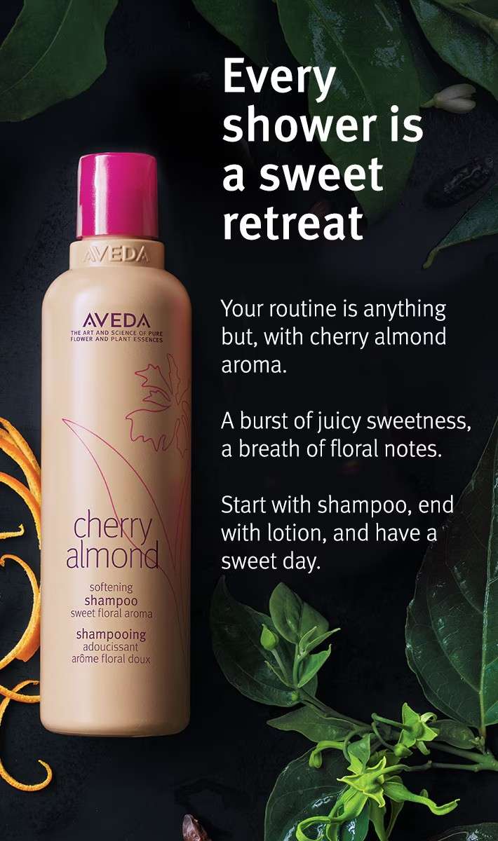 Aveda cherry almond softening shampoo