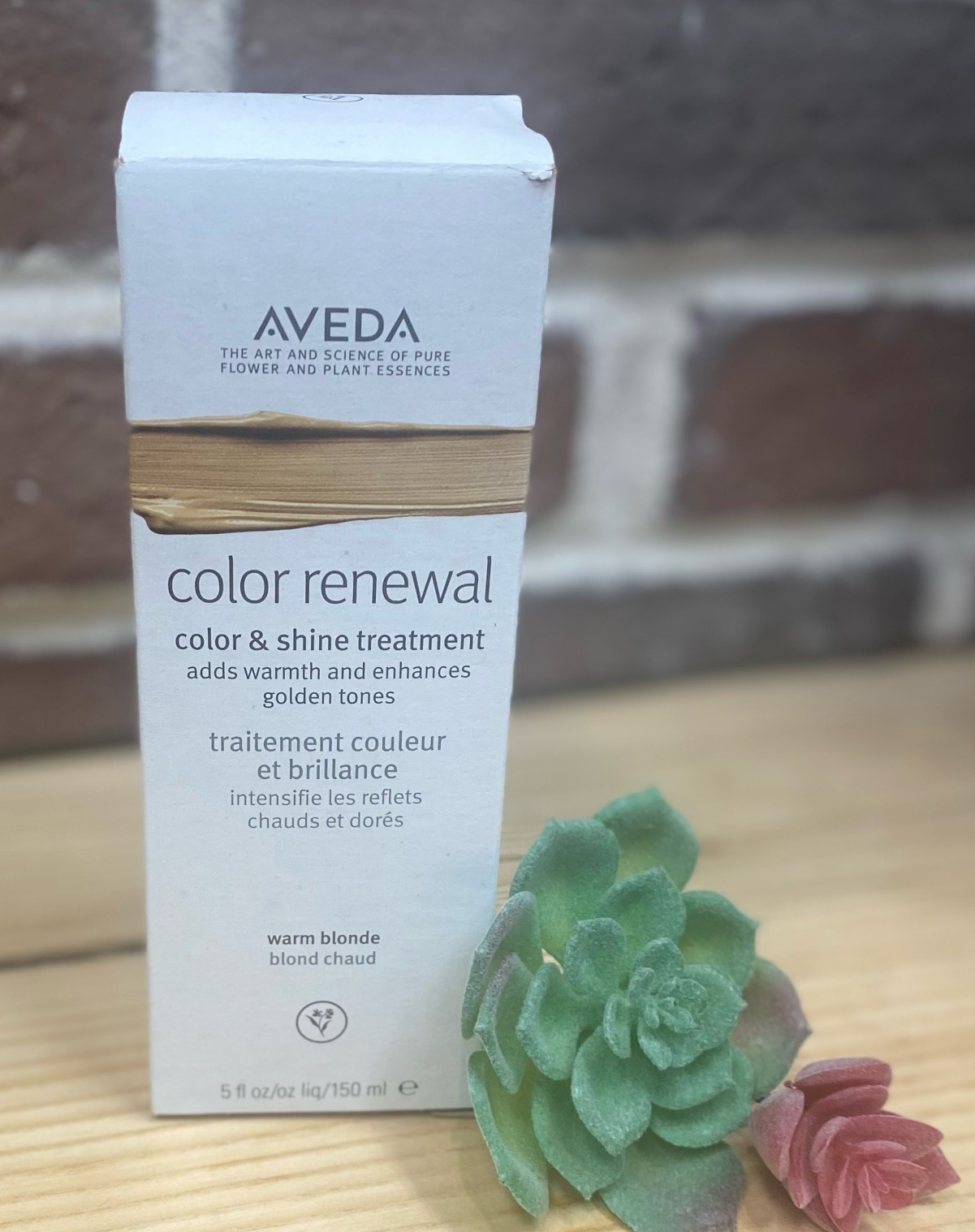aveda color renewal warm blonde