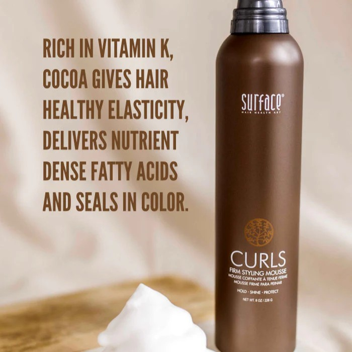 Surface Curls Firm Styling Mousse