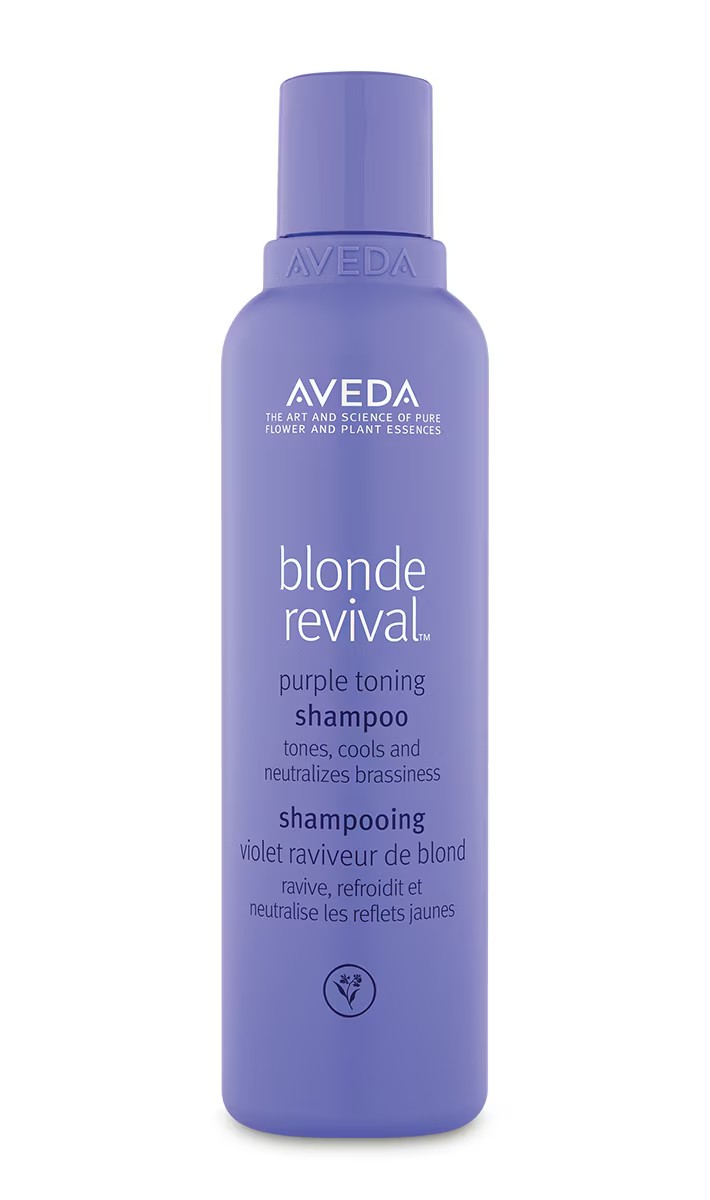 Aveda blonde revival purple toning shampoo