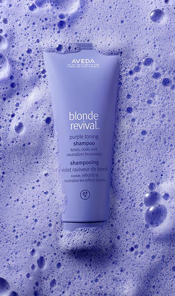 Aveda blonde revival purple toning shampoo