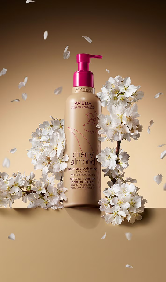 Aveda cherry almond hand and body wash