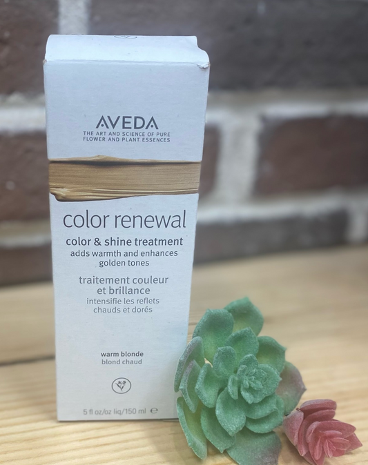 aveda color renewal warm blonde